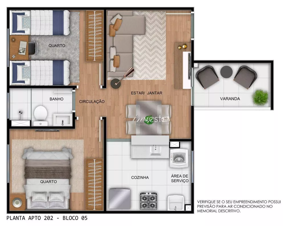 Apartamento à venda com 2 quartos, 40m² - Foto 24