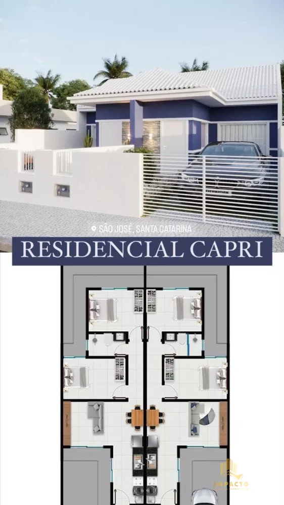 Casa à venda com 2 quartos, 56m² - Foto 2