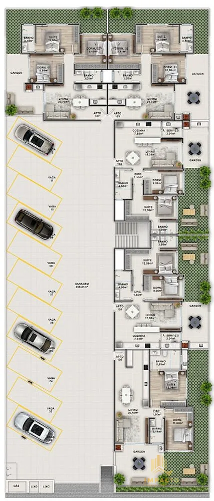 Apartamento, 2 quartos, 68 m² - Foto 4
