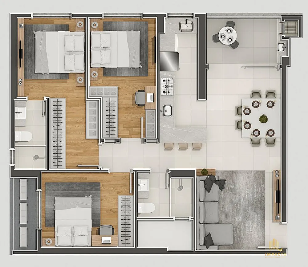 Apartamento, 2 quartos, 73 m² - Foto 16