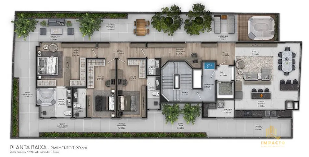Apartamento, 3 quartos, 296 m² - Foto 1