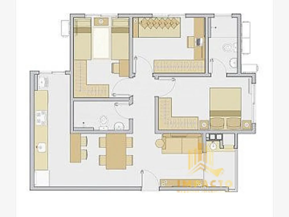 Apartamento, 3 quartos, 69 m² - Foto 7