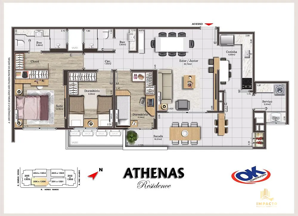 Apartamento, 3 quartos, 105 m² - Foto 16