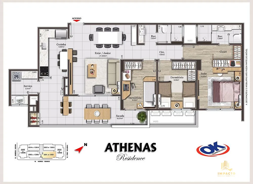 Apartamento, 2 quartos, 89 m² - Foto 14