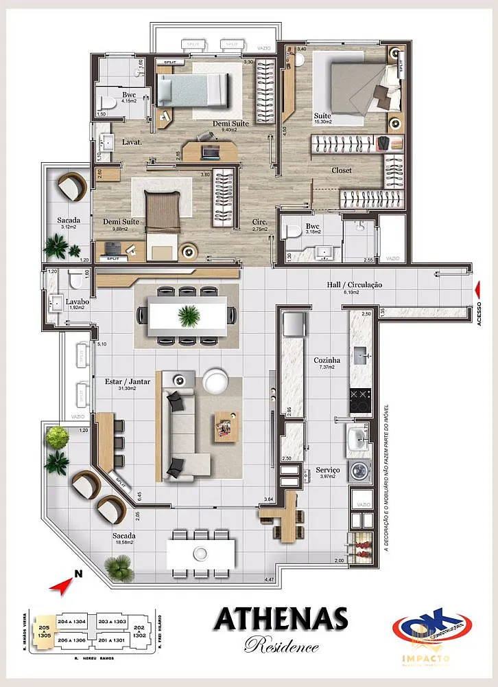 Apartamento, 2 quartos, 89 m² - Foto 8