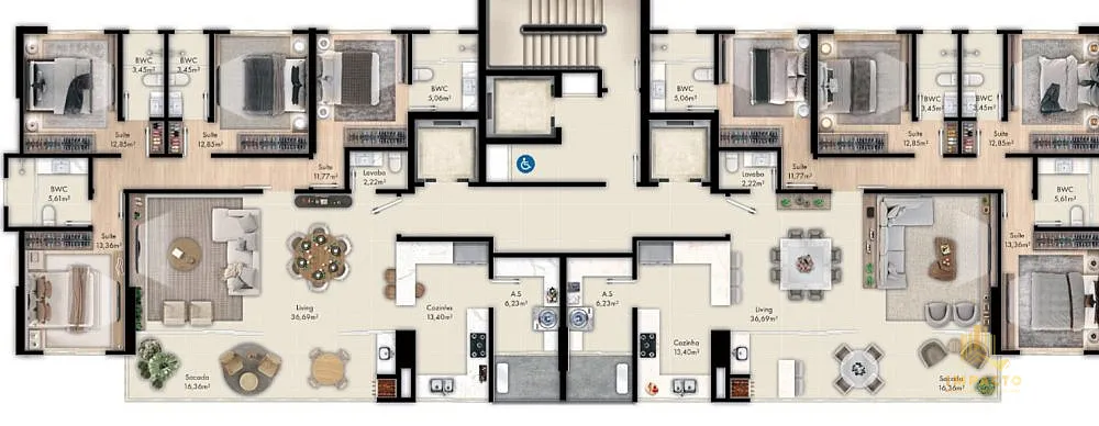 Apartamento, 4 quartos, 172 m² - Foto 14