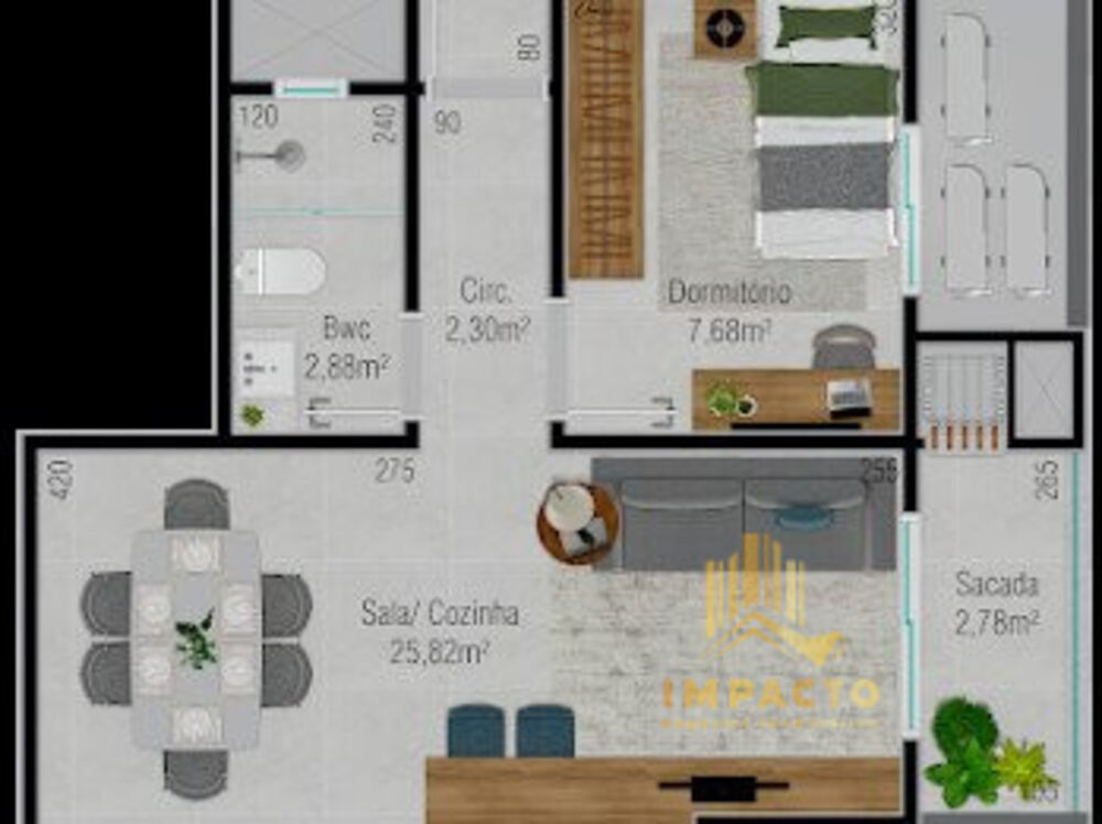 Apartamento, 2 quartos, 64 m² - Foto 4