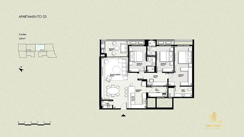 Apartamento, 3 quartos, 138 m² - Foto 14