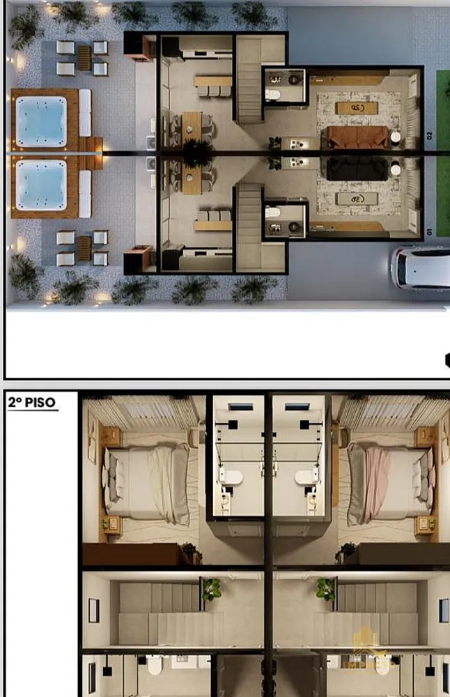 Sobrado, 2 quartos, 68 m² - Foto 10