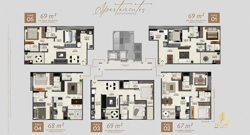 Apartamento, 2 quartos, 69 m² - Foto 11
