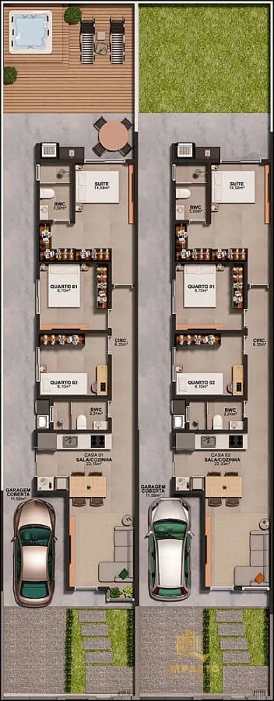 Casa, 3 quartos, 90 m² - Foto 7
