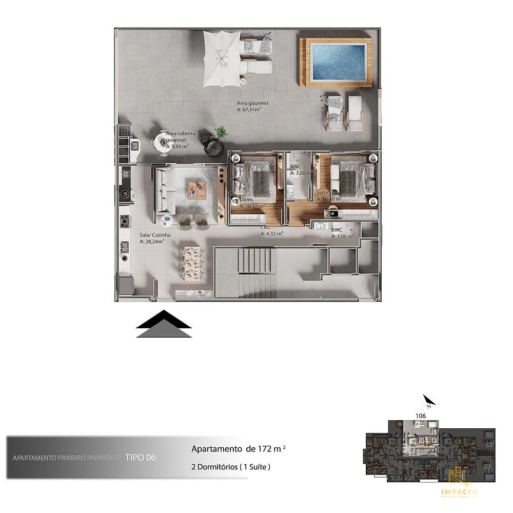 Apartamento, 3 quartos, 123 m² - Foto 9