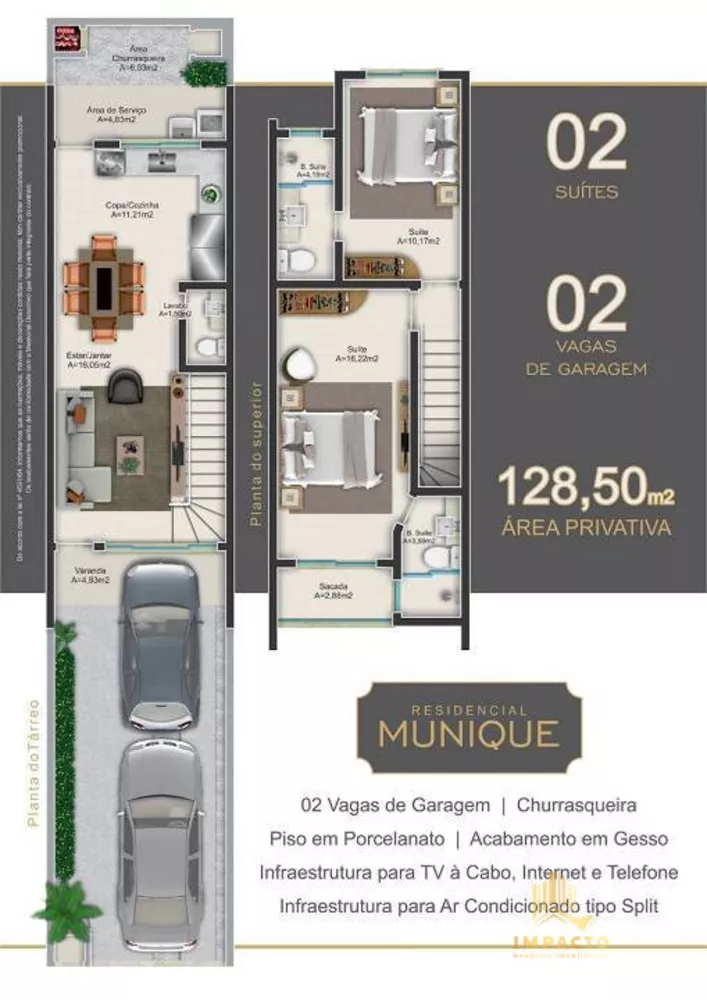 Sobrado à venda com 2 quartos, 129m² - Foto 6