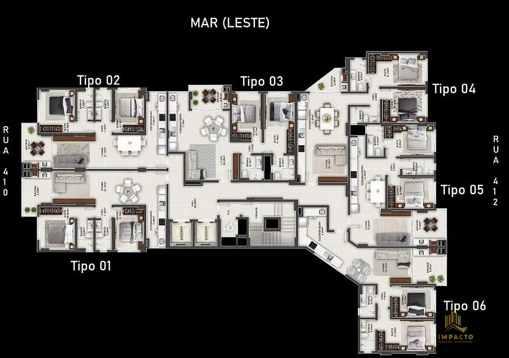 Apartamento, 2 quartos, 70 m² - Foto 3