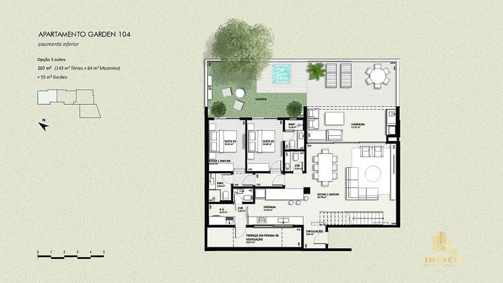 Apartamento, 3 quartos, 130 m² - Foto 12