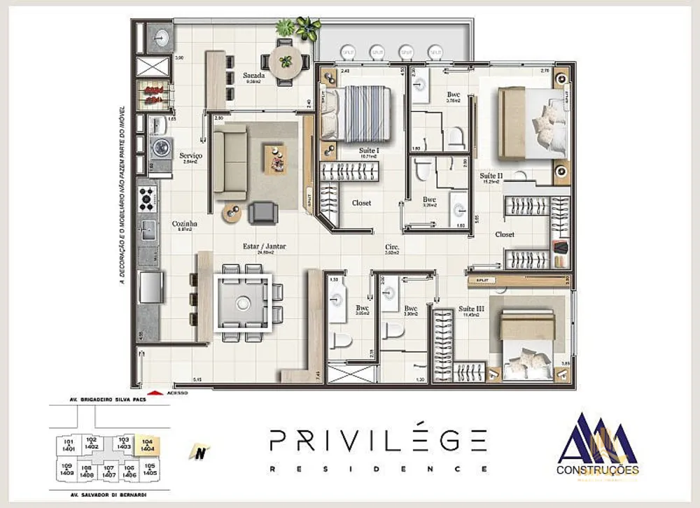 Apartamento, 2 quartos, 94 m² - Foto 6