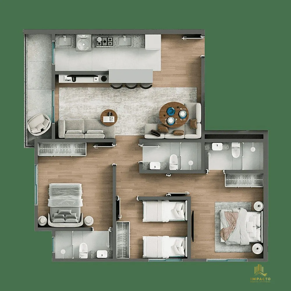 Apartamento, 2 quartos, 83 m² - Foto 16