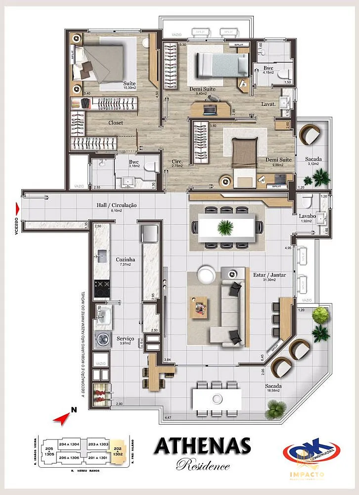 Apartamento, 2 quartos, 89 m² - Foto 12