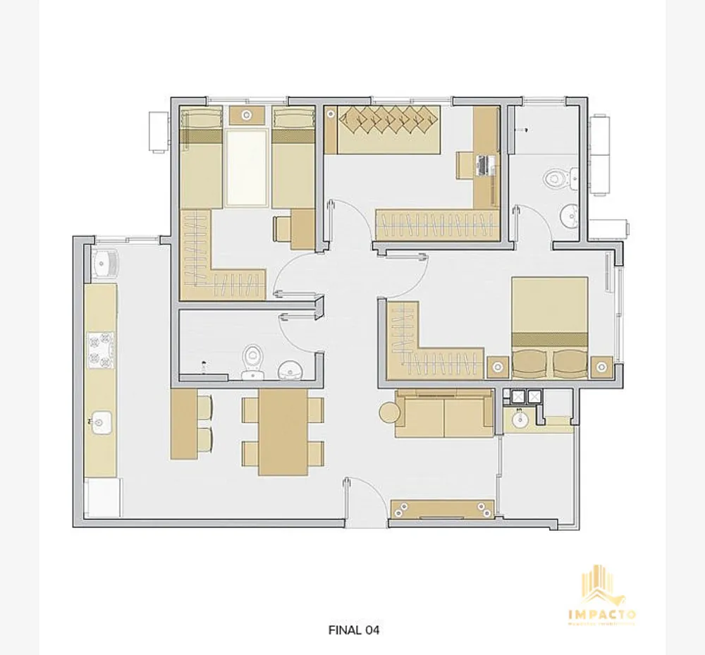 Apartamento, 3 quartos, 82 m² - Foto 7