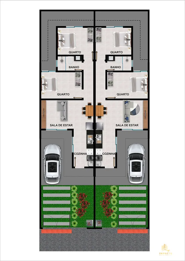 Casa, 2 quartos, 56 m² - Foto 8