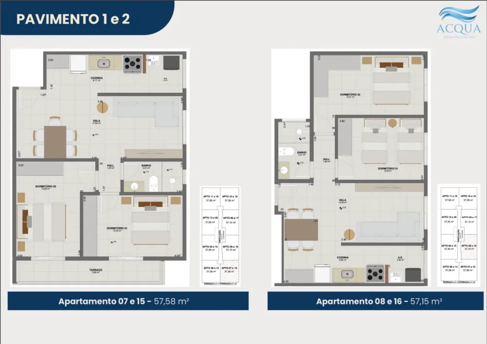 Apartamento, 2 quartos, 57 m² - Foto 14