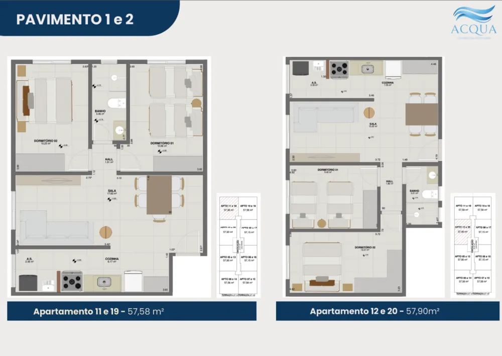 Apartamento, 2 quartos, 57 m² - Foto 16