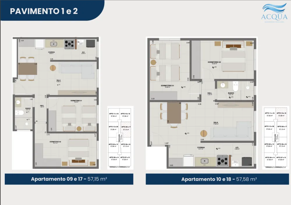 Apartamento, 2 quartos, 57 m² - Foto 15