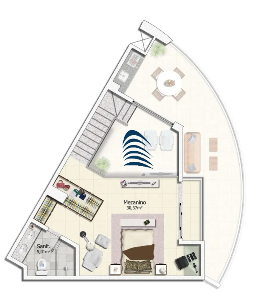 Apartamento, 1 quarto, 103 m² - Foto 5
