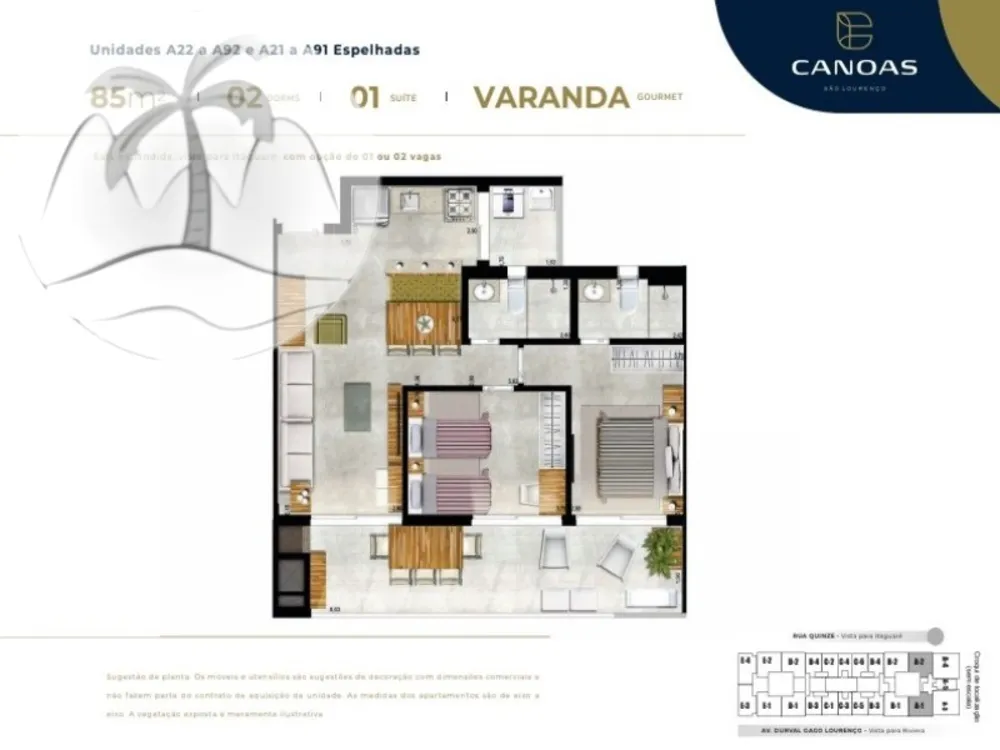 Apartamento, 1 quarto, 58 m² - Foto 12