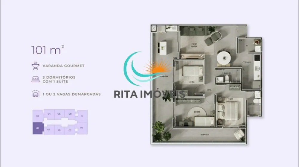 Apartamento, 2 quartos, 77 m² - Foto 15