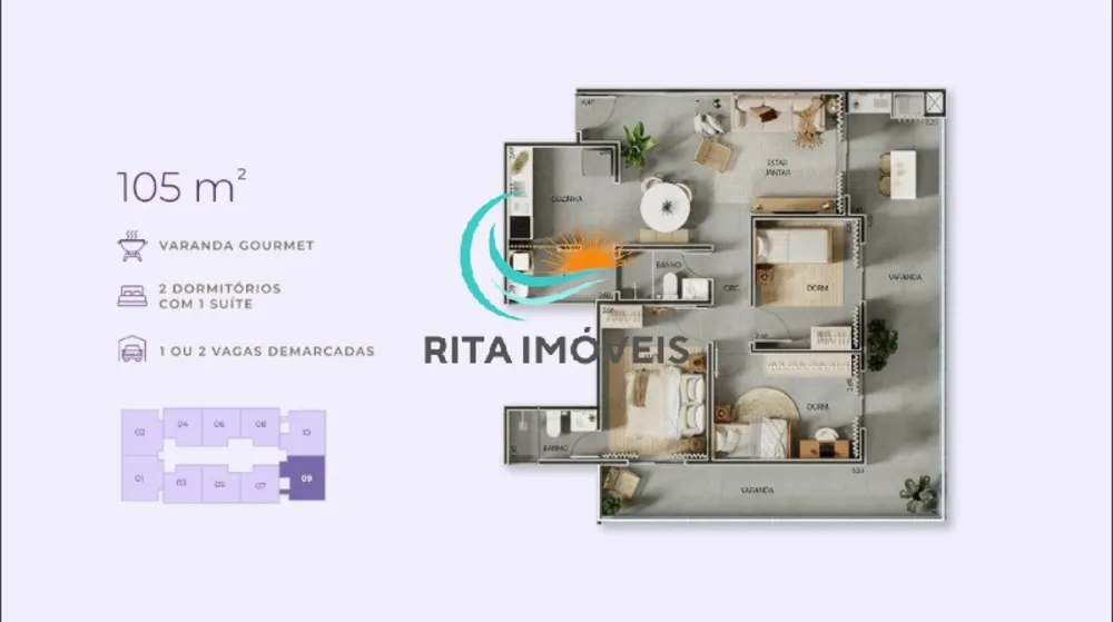 Apartamento, 2 quartos, 77 m² - Foto 16