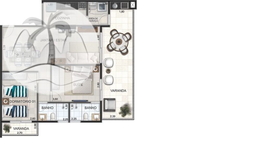 Apartamento à venda com 2 quartos, 86m² - Foto 4