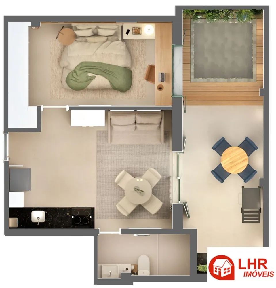 Apartamento, 1 quarto, 58 m² - Foto 48
