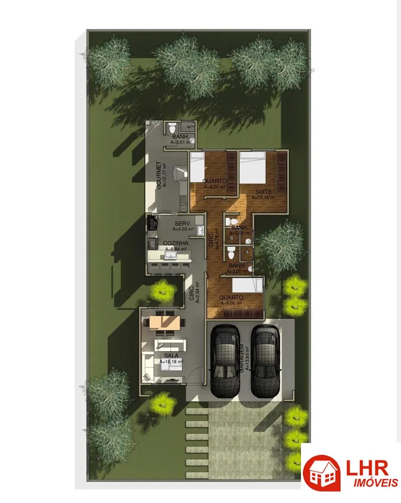 Casa, 3 quartos, 132 m² - Foto 25