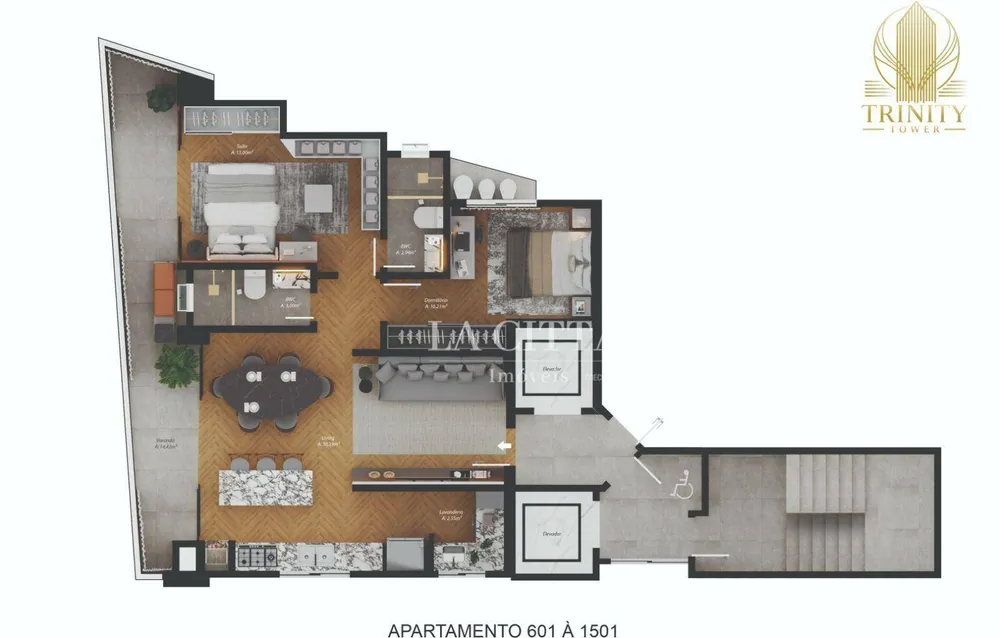 Apartamento, 2 quartos, 76 m² - Foto 3