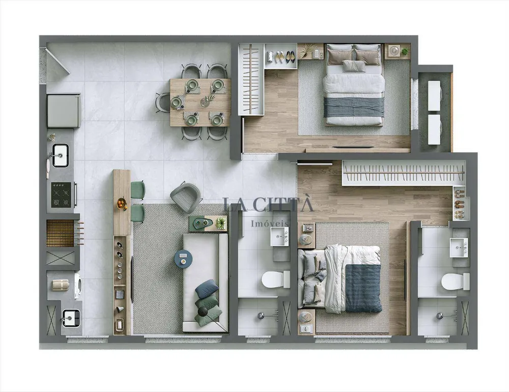Apartamento, 2 quartos, 67 m² - Foto 4