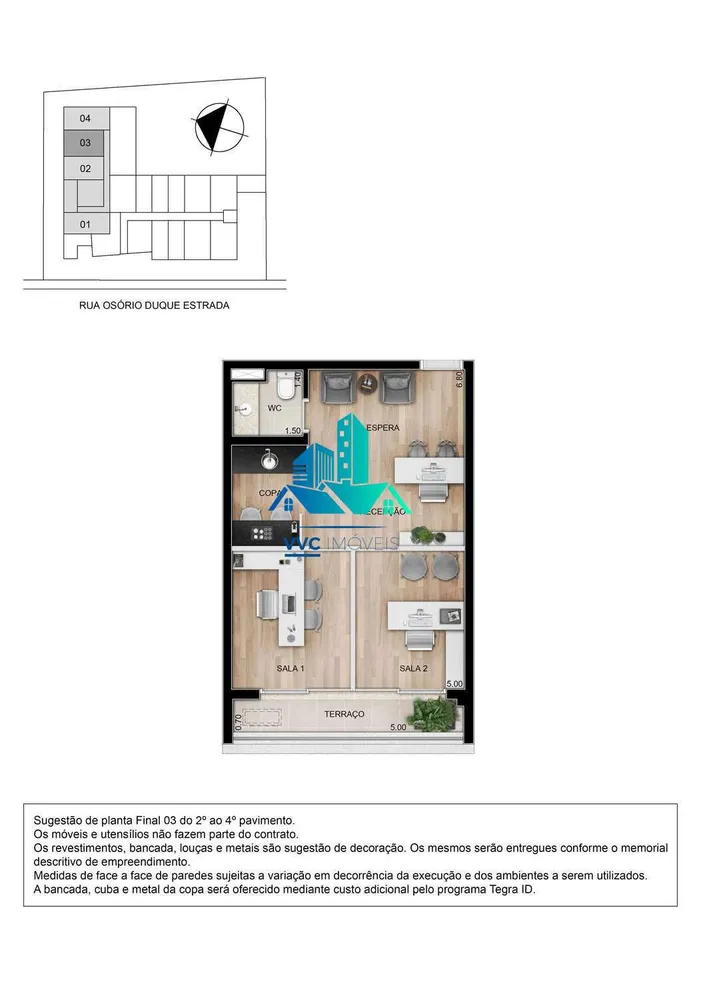 Sala-Conjunto, 43 m² - Foto 6