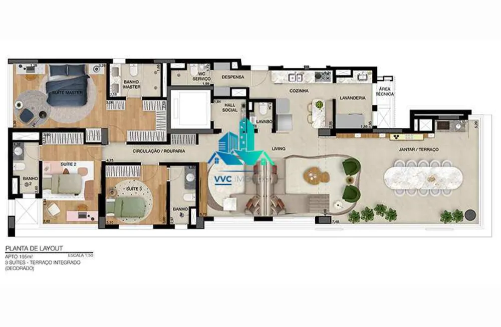 Apartamento, 3 quartos, 167 m² - Foto 8