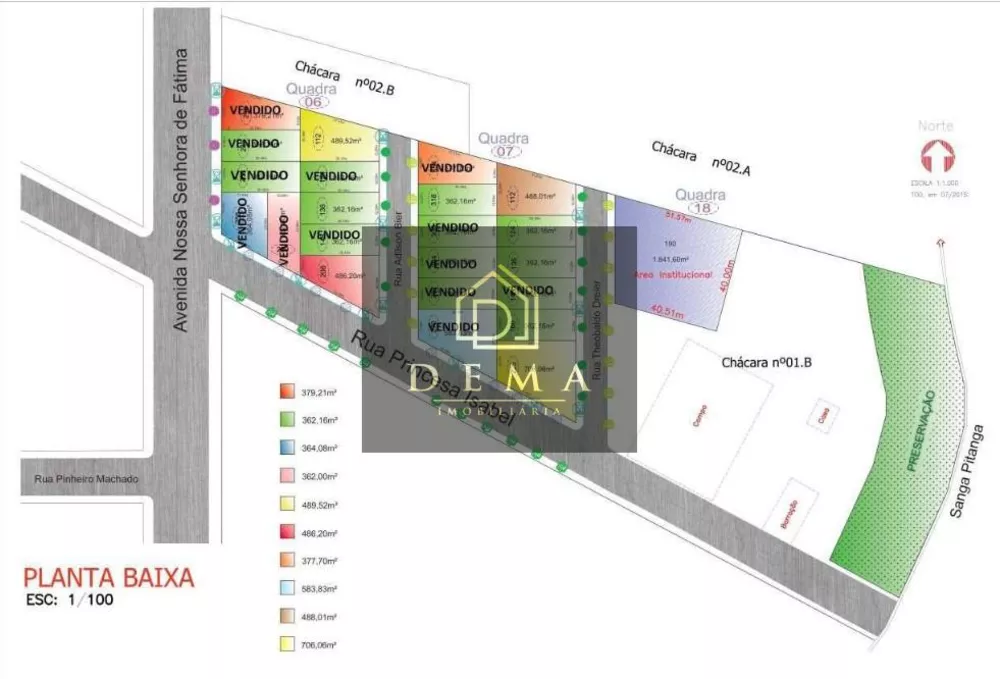 Terreno à venda, 362m² - Foto 1