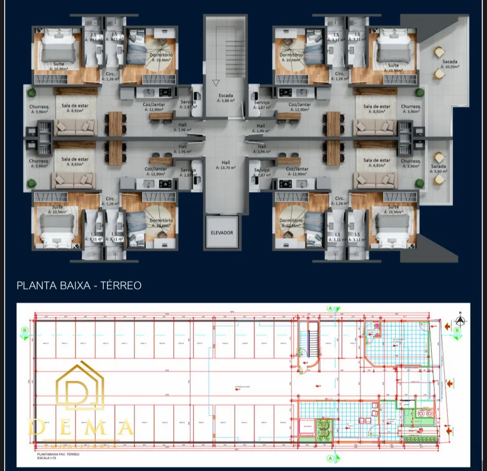 Apartamento, 1 quarto, 70 m² - Foto 10