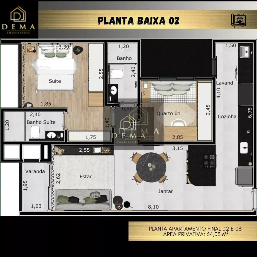 Apartamento à venda com 1 quarto - Foto 4