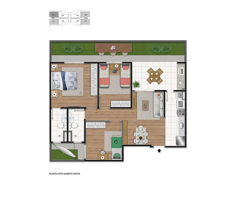 Apartamento, 3 quartos, 69 m² - Foto 5
