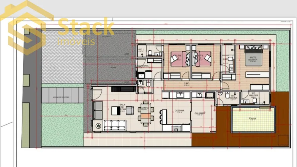Casa, 3 quartos, 164 m² - Foto 11