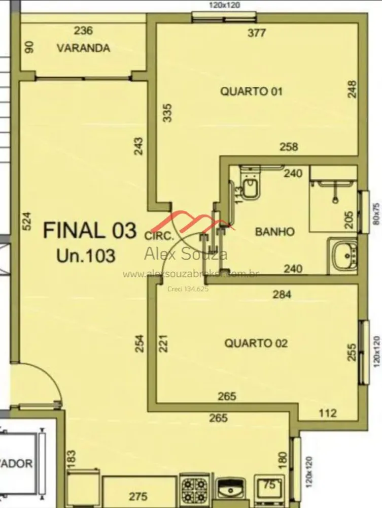 Apartamento, 2 quartos, 58 m² - Foto 2