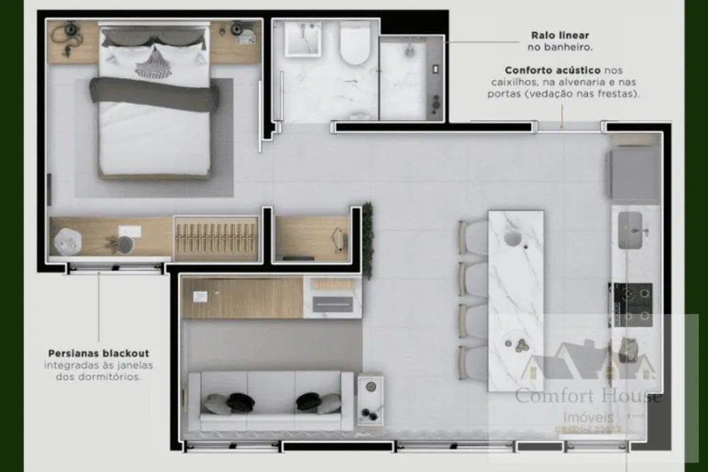 Casa, 2 quartos, 35 m² - Foto 12