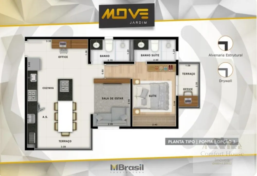 Apartamento, 2 quartos, 45 m² - Foto 13