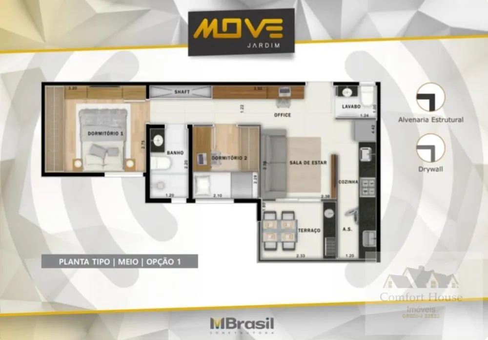 Apartamento, 2 quartos, 45 m² - Foto 14