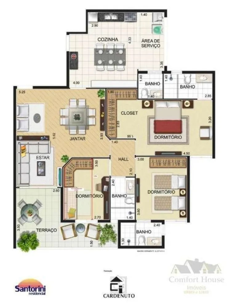 Apartamento, 3 quartos, 130 m² - Foto 7