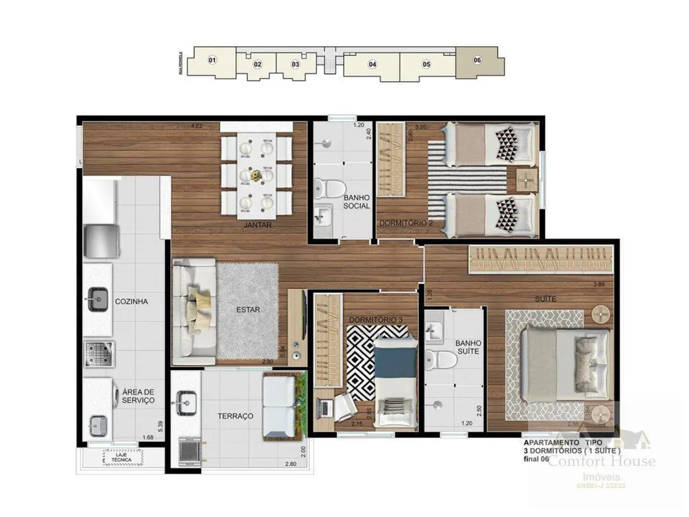 Apartamento, 3 quartos, 75 m² - Foto 16