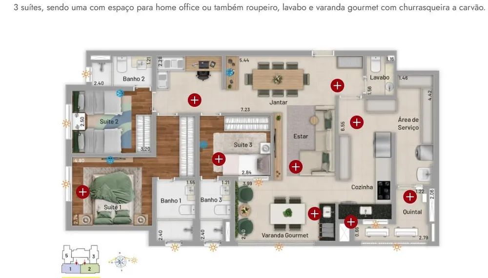 Apartamento, 2 quartos, 86 m² - Foto 15